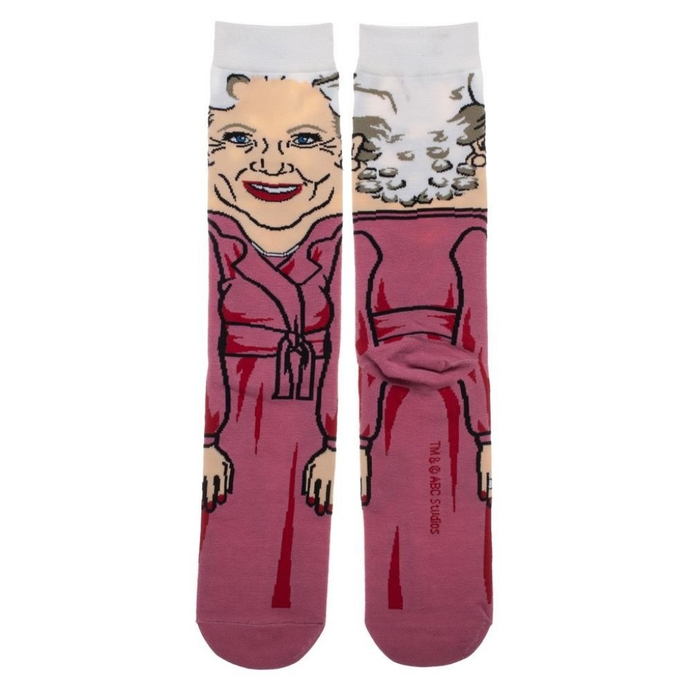 Betty White 360 ROSE Golden Girls Socks Character - Picture 2 of 2